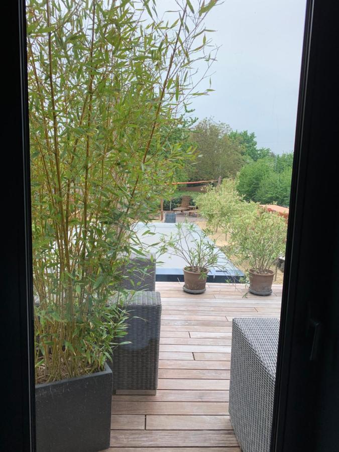 La Chambre Du Chemin Vert : Spa Piscine Sauna Jodoigne Buitenkant foto